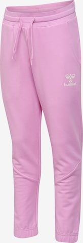 Hummel Tapered Trousers 'NUTTIE' in Pink