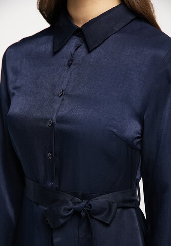 Usha Shirt Dress in Blue