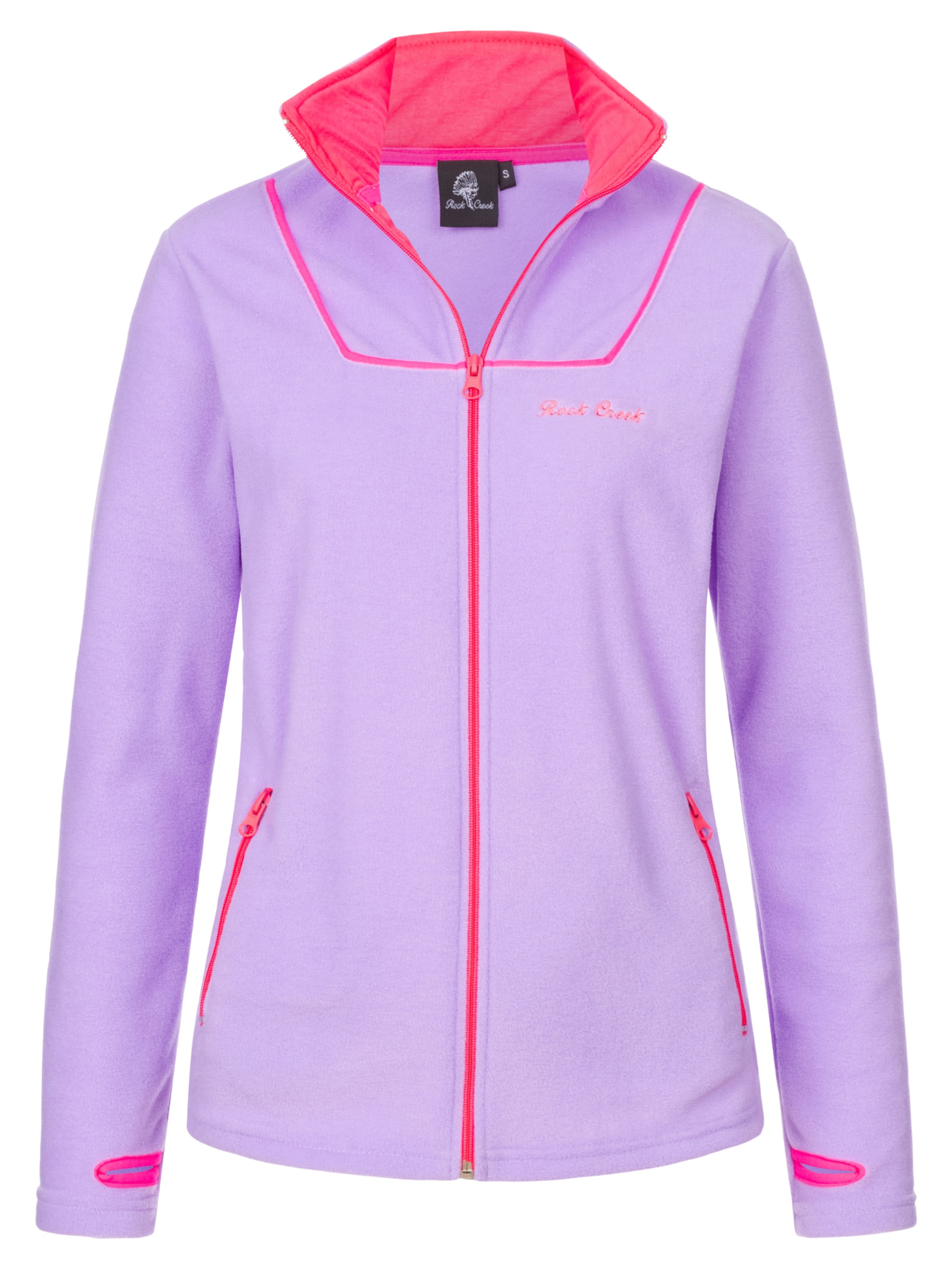 Rock Creek Fleece Jacket in Purple: front