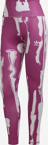 ADIDAS ORIGINALS - Skinny Leggings em roxo: frente