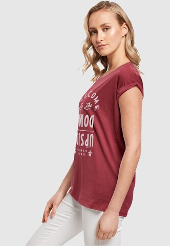 ABSOLUTE CULT T-Shirt 'Stranger Things - Welcome To The Upside Down' in Rot