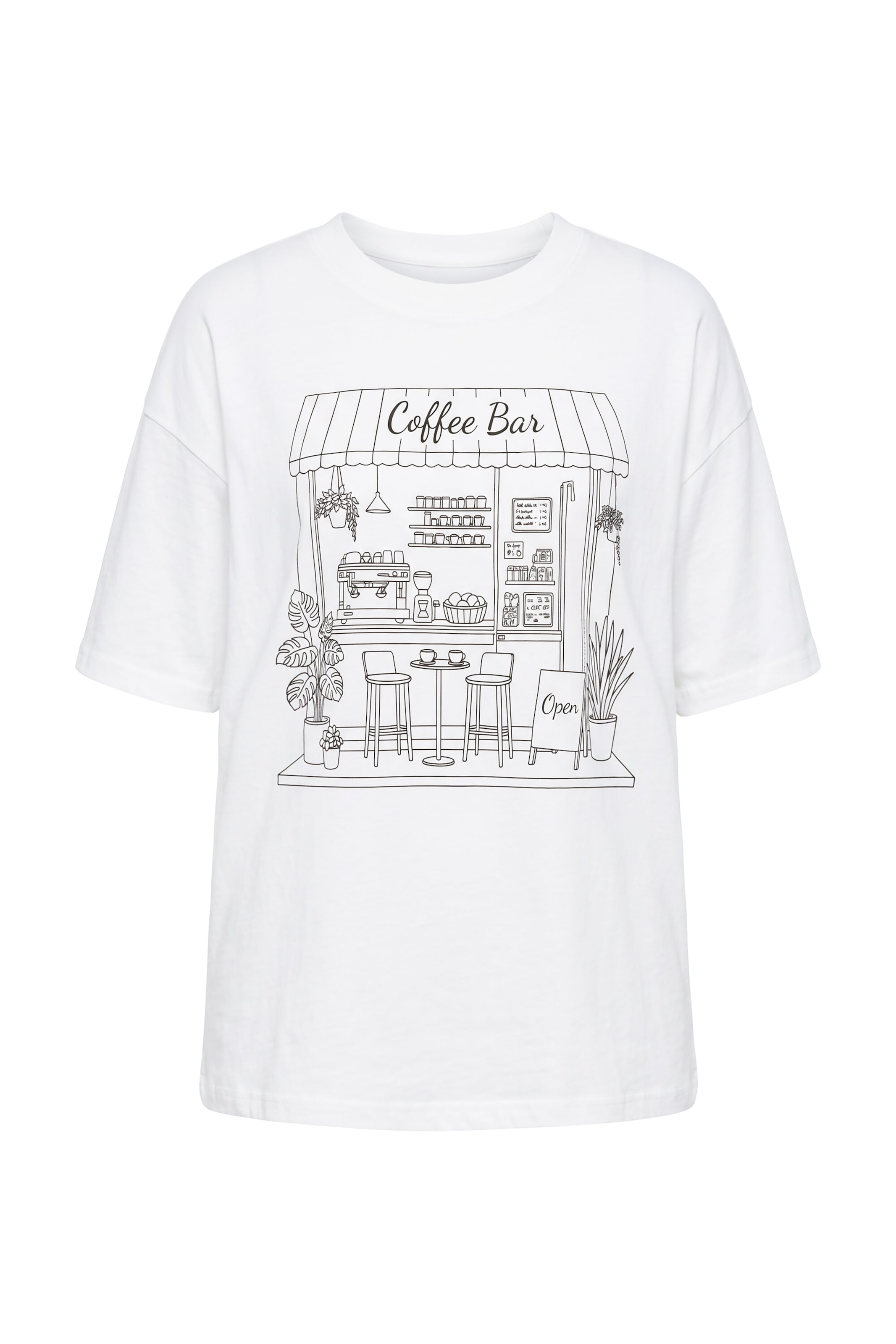 Studio Untold Shirt in M-L in Dark grey / Off white, Item view
