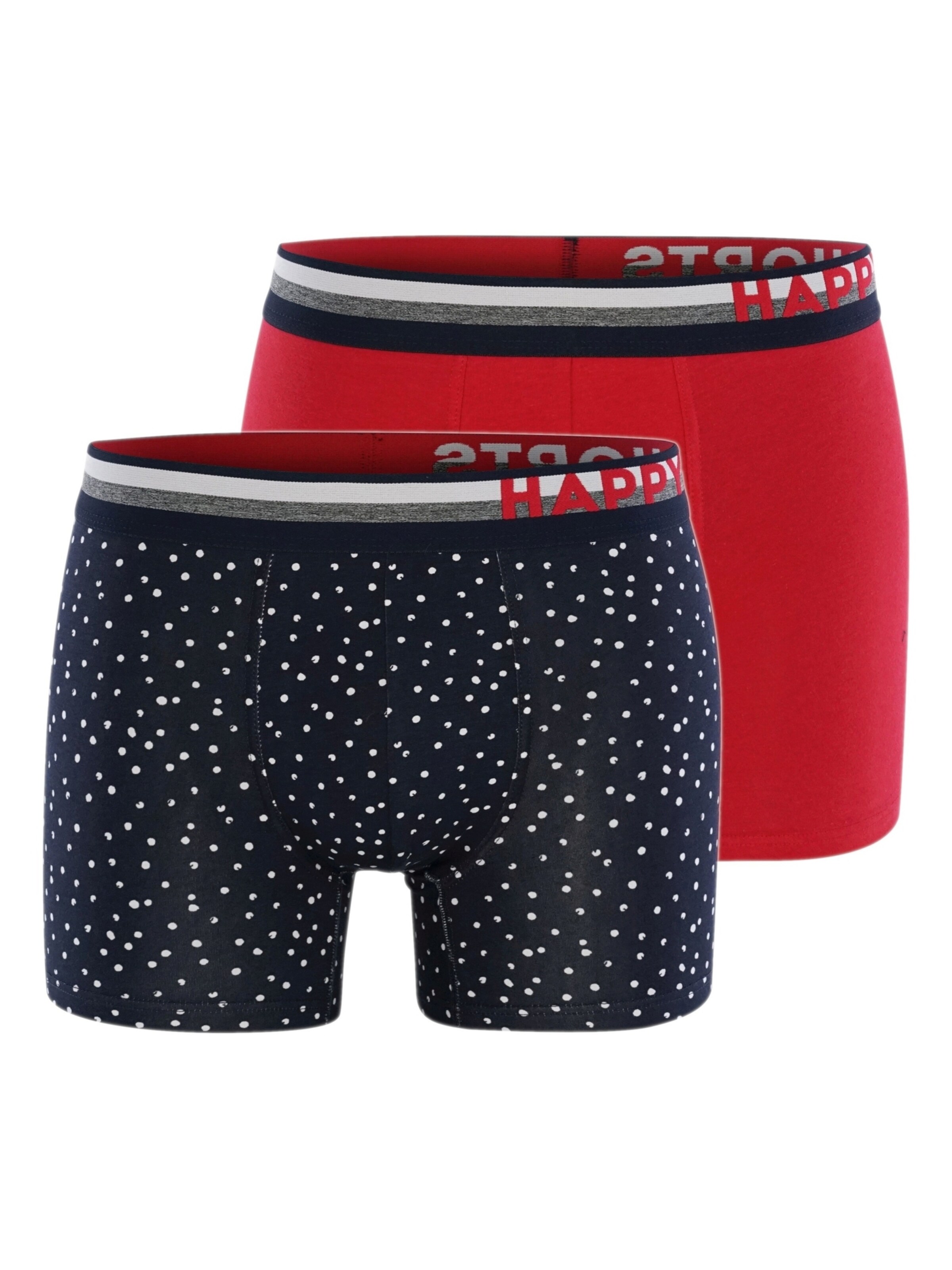 Happy Shorts Retroshorts ' Trunks #3 ' in Blau: Vorderseite