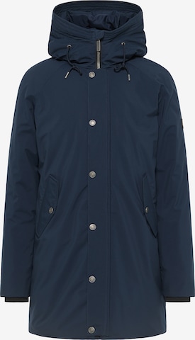 MO Winter Coat in Blue: front