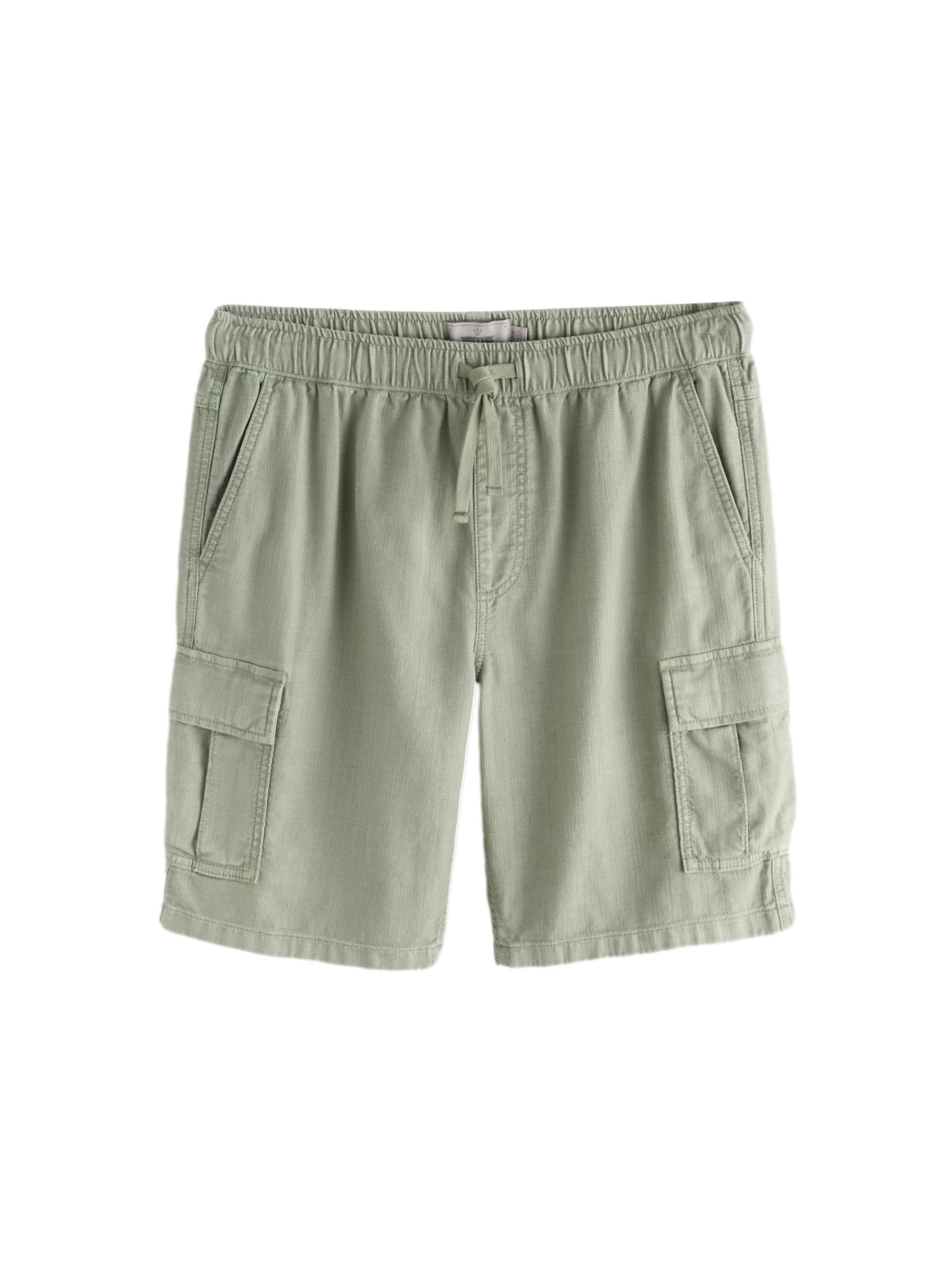 Next Cargo trousers in Green: front