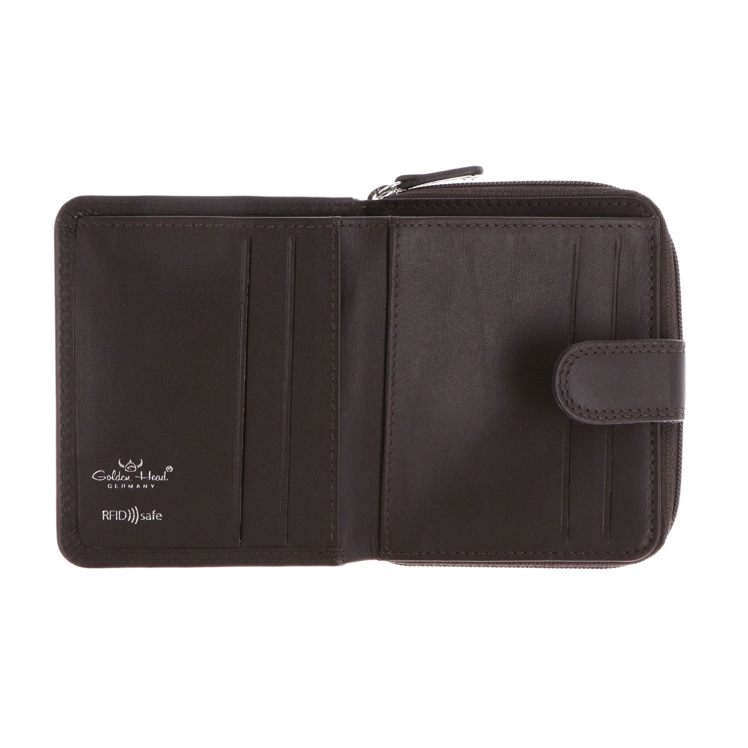 Porte-monnaies 'Polo ' GOLDEN HEAD en marron