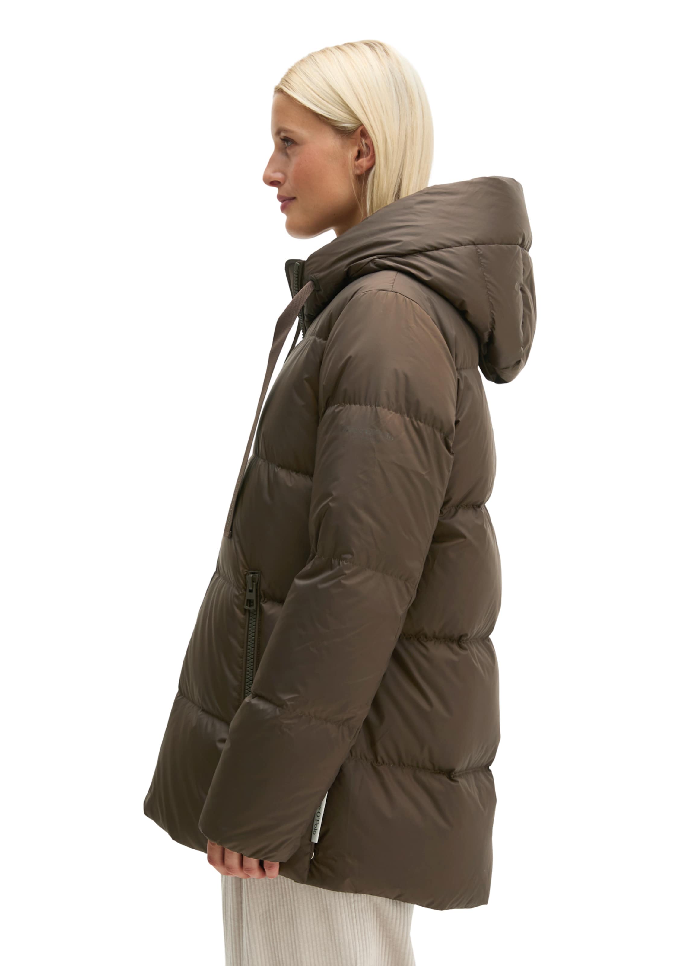Marc O'Polo Winter Jacket in Brown: side