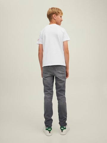 Jack & Jones Junior Slimfit Farkut 'Glenn' värissä harmaa