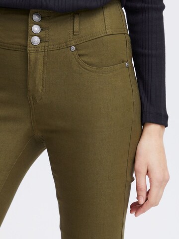 Fransa Skinny Broek in Groen