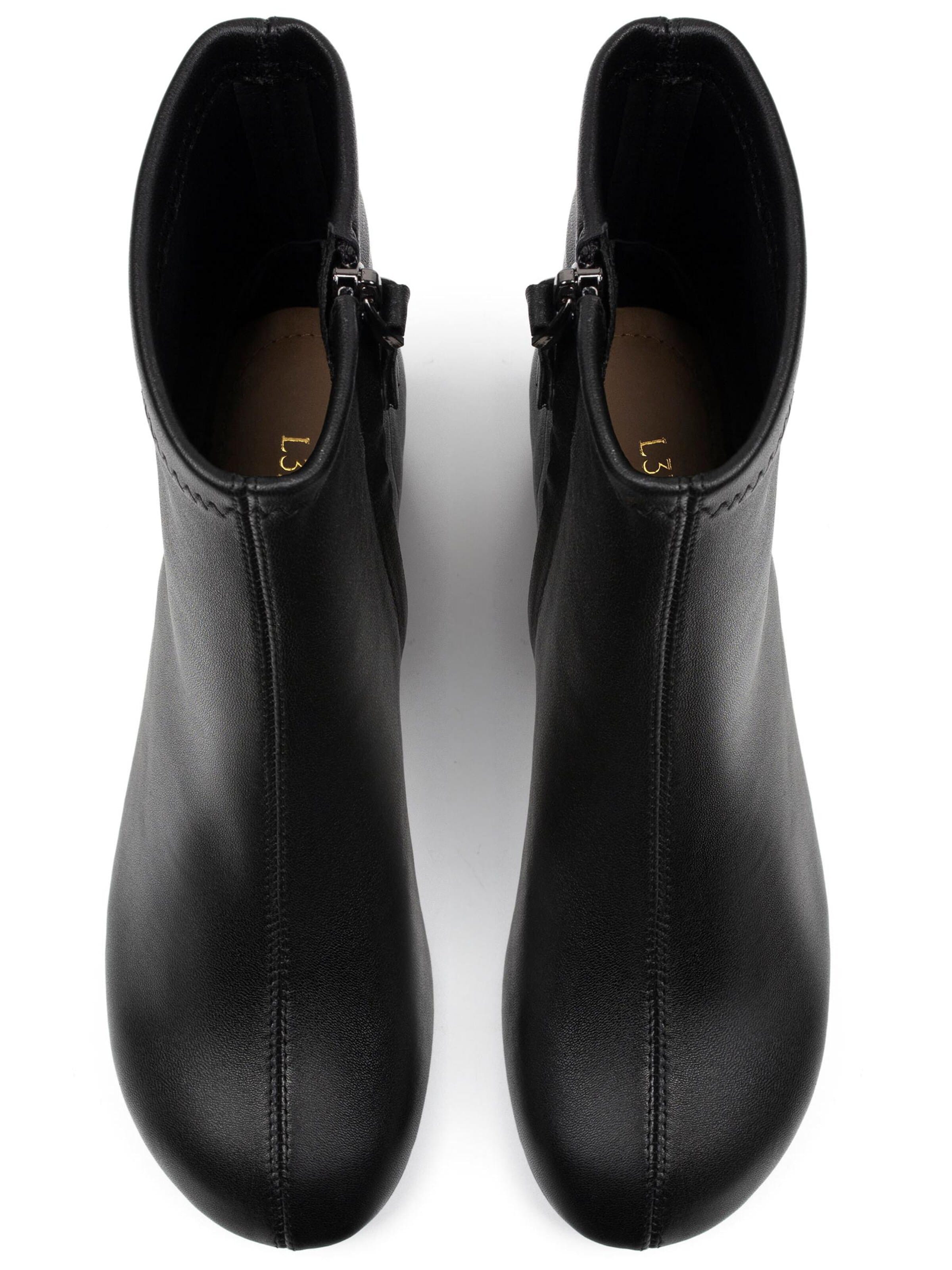 L37 HANDMADE SHOESGležnjače 'LUMINOUS FADE' - crna boja