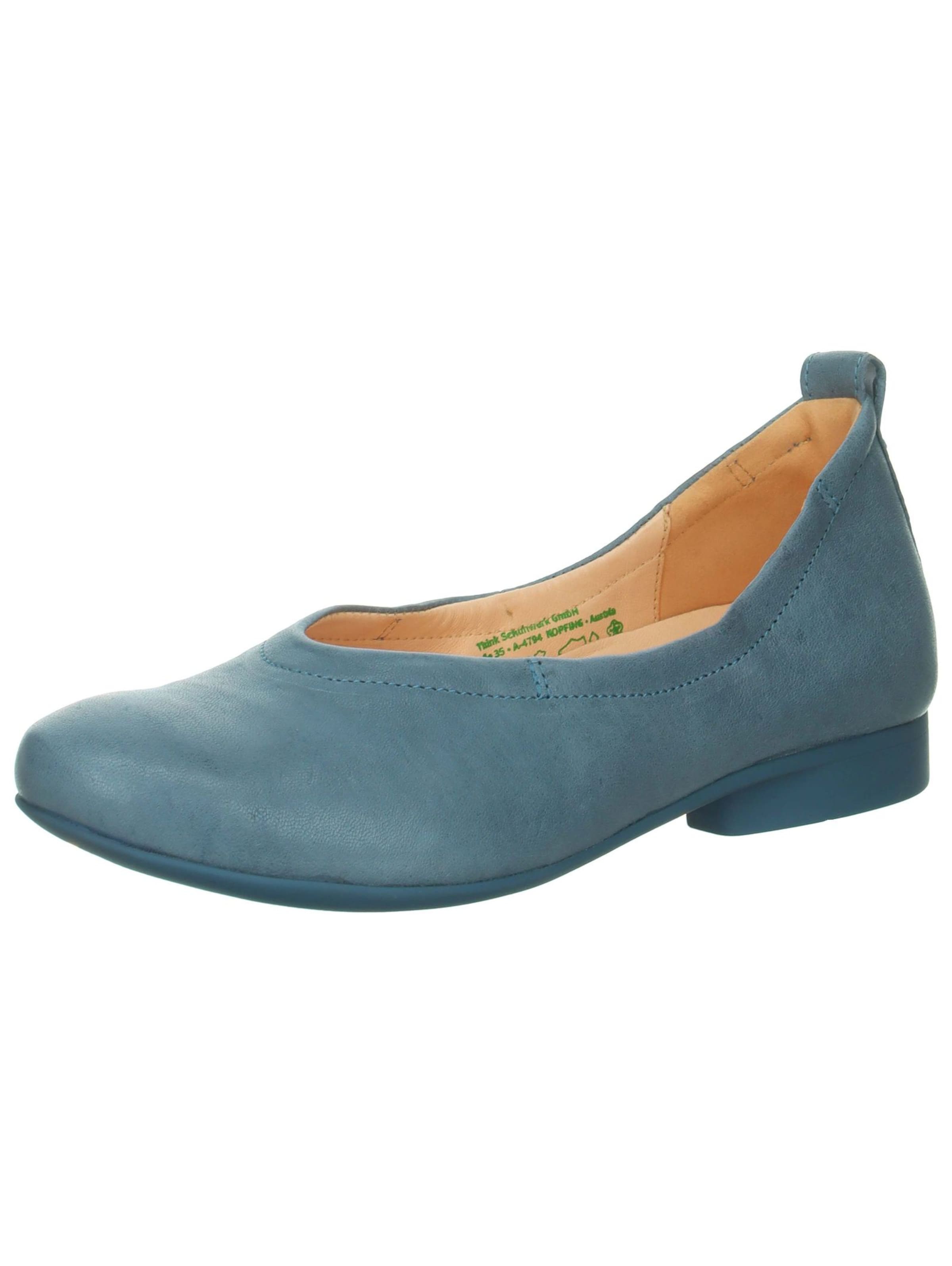 THINK! Ballerina in Blauw: voorkant