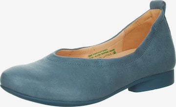 THINK! Ballet Flats in Blue: front