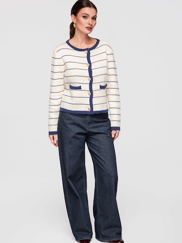 Ombre Strickjacke‌‌‌ in Blau