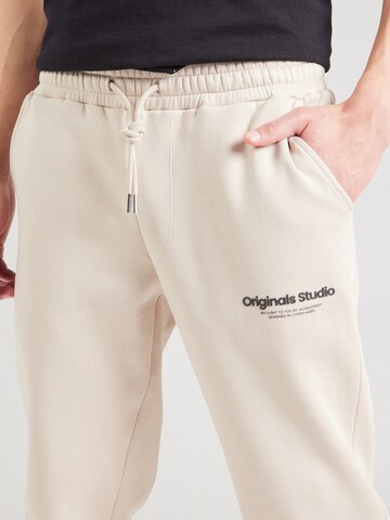 JACK & JONES - Tapered Pantalón 'JPSTGORDON VESTERBRO' en beige