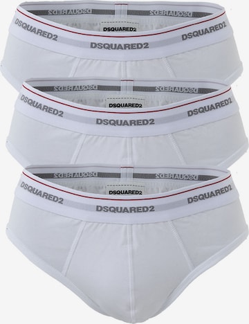 Slip DSQUARED2 en blanc : devant