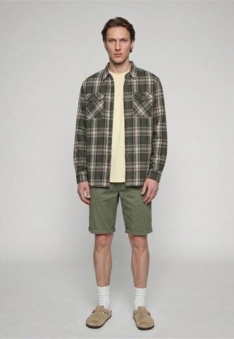 INDICODE JEANS Regular fit Button Up Shirt 'INStanlei' in Green