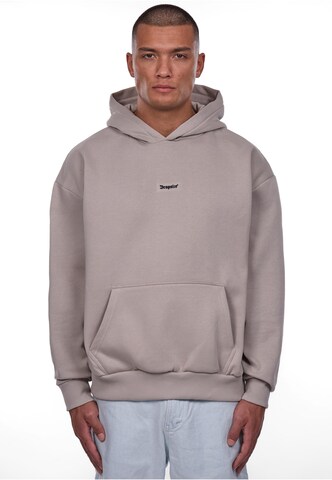 Felpa di Dropsize in grigio: frontale