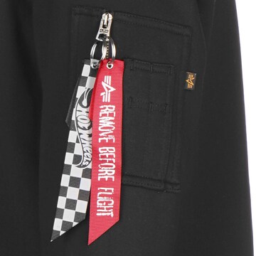 Sweat-shirt 'X Hot Wheels Flame' ALPHA INDUSTRIES en noir