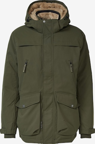 s.Oliver Winter Jacket in Green: front