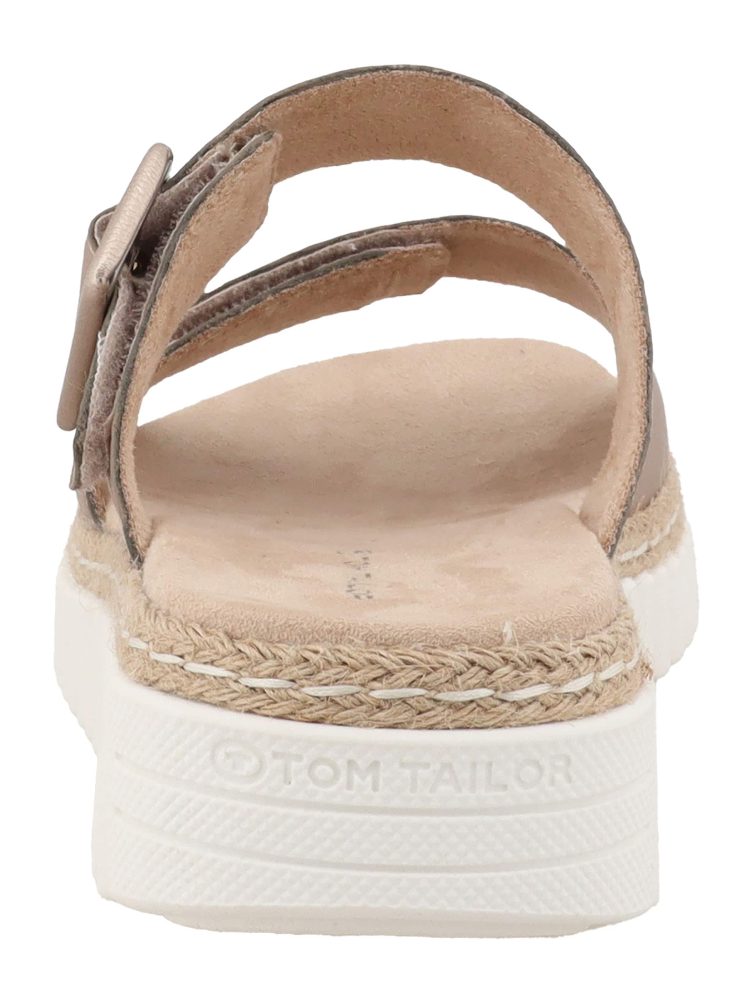 TOM TAILOR Mules in Gold