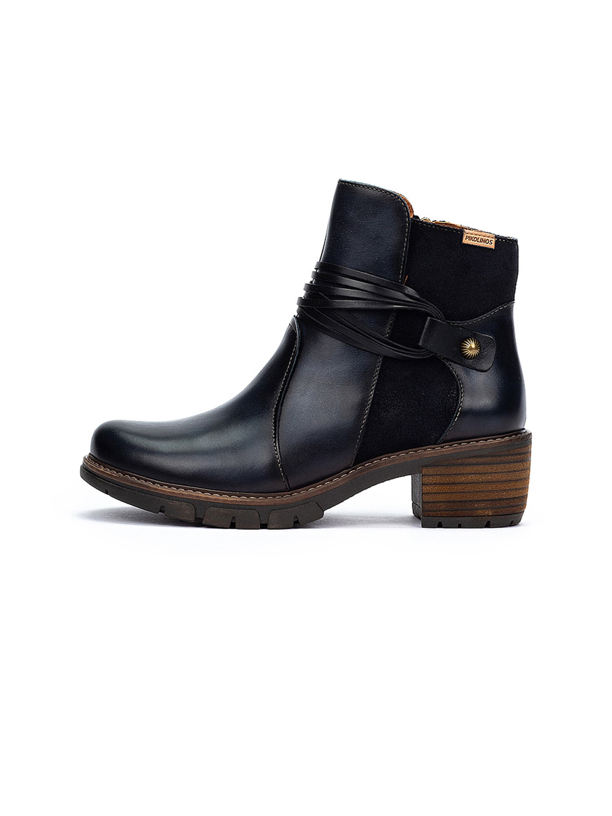 Bottines 'San Sebastia' PIKOLINOS en bleu : devant