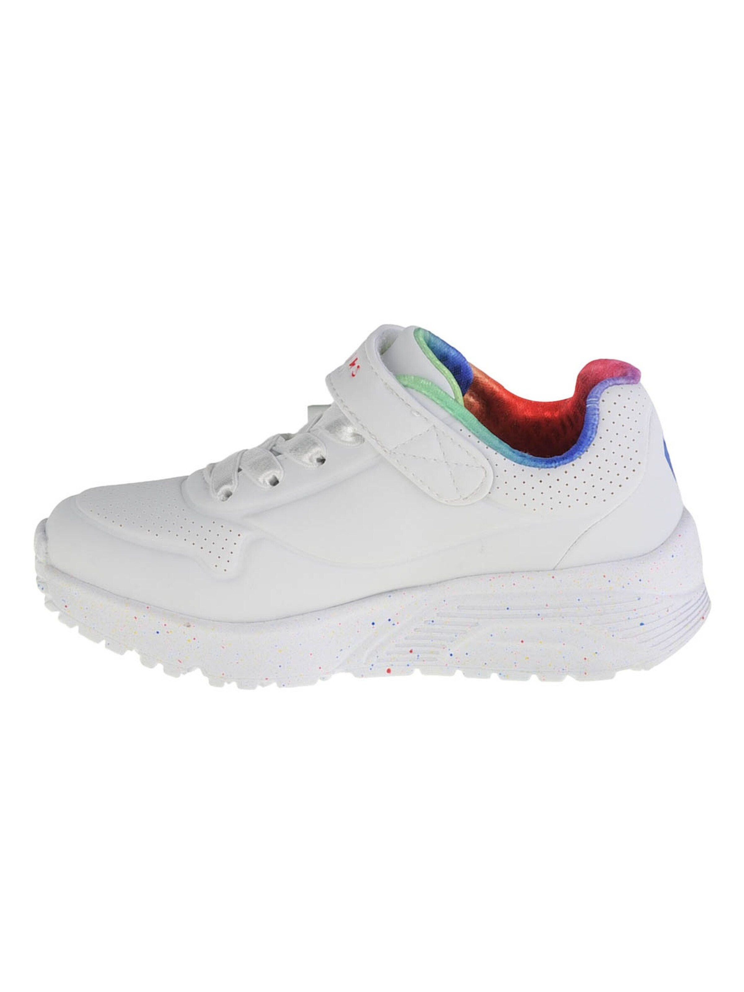 SKECHERS Sneaker 'Skechers Uno Lite Rainbow Specks'‌‌‌‌‌ in Weiß: Vorderseite