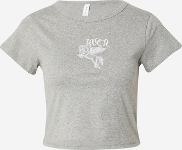 T-shirt 'SHETZY BABY' RVCA en gris : devant