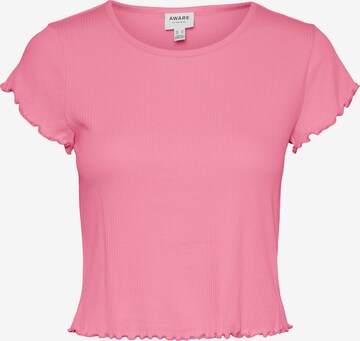 Vero Moda Aware T-Shirt 'TULIA' in Pink: predná strana