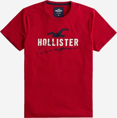 HOLLISTER T-Shirt en bleu marine / rouge / blanc, Vue avec produit