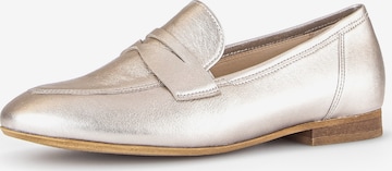 GABOR Classic Flats in Gold: front