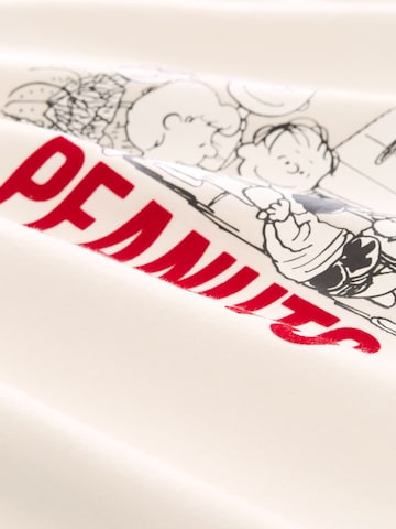 Felpa 'Peanuts' di TOM TAILOR in bianco