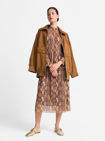 Rich & Royal Dress in Brown: front