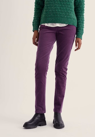 Seasalt Cornwall Regular Trousers 'Lamledra' in Purple: front
