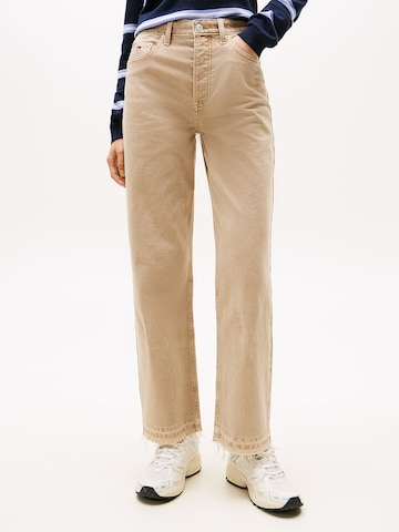 Tommy Jeans Regular Jeans in Beige: front