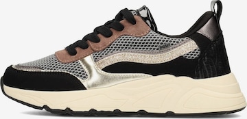 POSH by Poelman Sneakers laag 'Charlie' in Zwart: voorkant