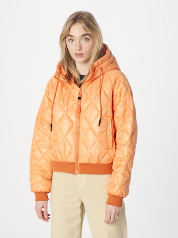 Veste mi-saison QS en orange : devant