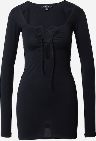 Motel Dress 'Delray' in Black: front