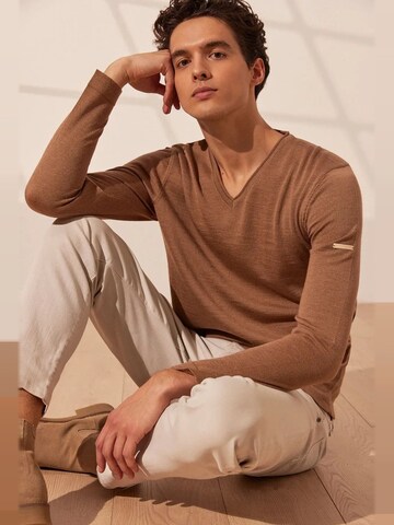 SILK & CASHMERE Pullover‌‌‌‌‌ in Beige