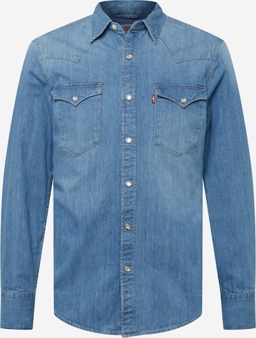 LEVI'S Regular fit Риза 'Barstow' в синьо: отпред