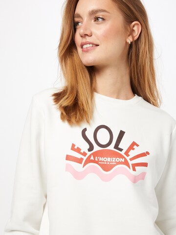 SCOTCH & SODA Sweatshirt i vit