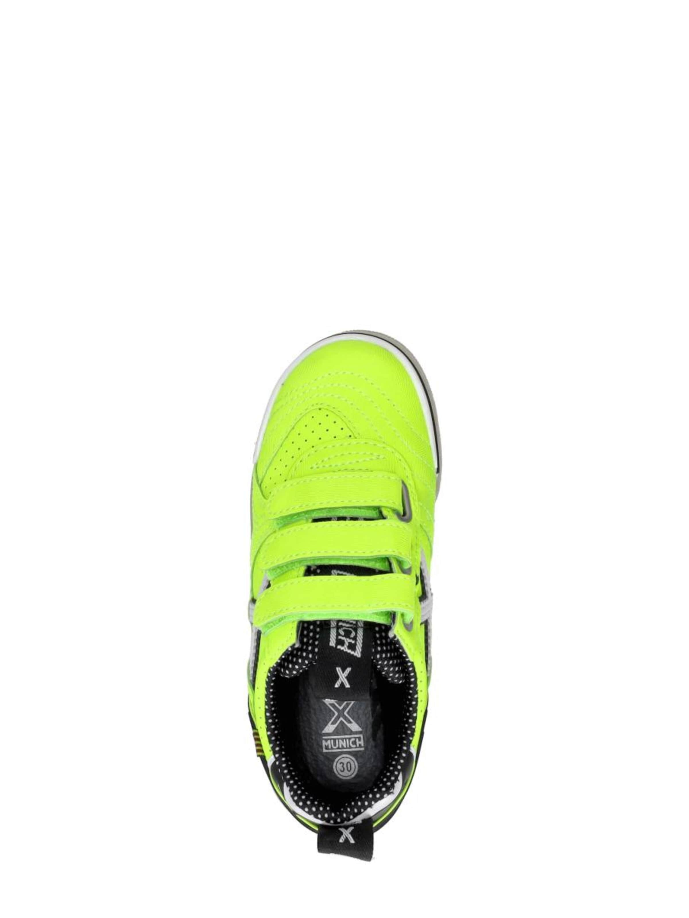 MUNICH Sneakers 'Klittenband Laag' in Groen