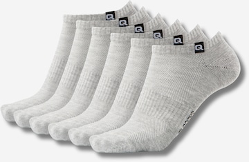 Chaussettes QOLONIA en gris : devant