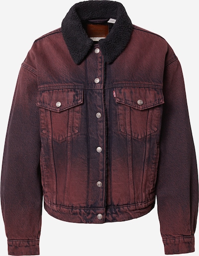 LEVI'S ® Kevad-sügisjope '90s Sherpa Trucker' burgundia / veinipunane / must, Tootevaade