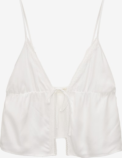 Pull&Bear Top in XS in weiß, Produktansicht