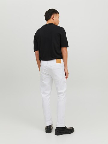 JACK & JONES Slimfit Jeans 'JJGlenn' in Weiß