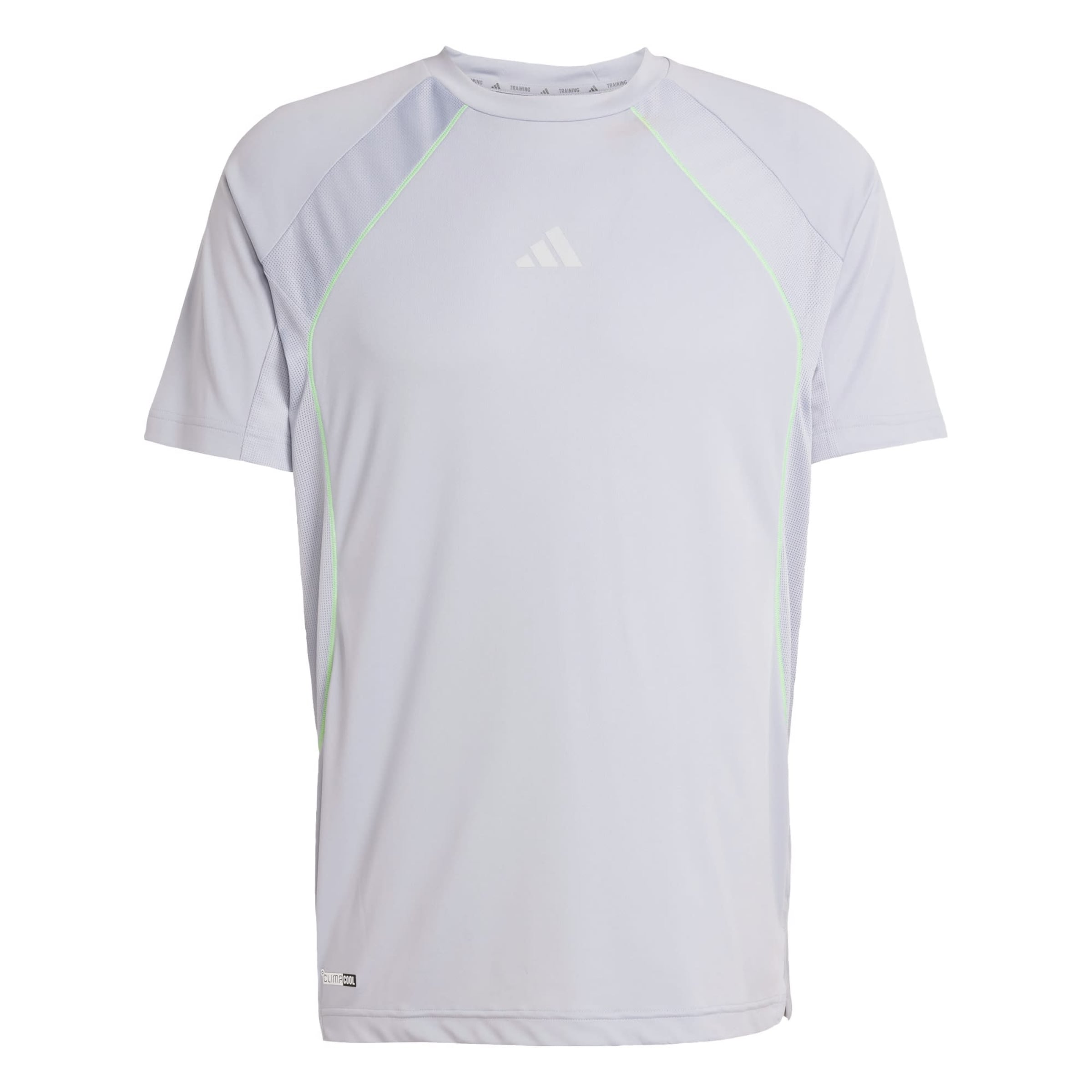 ADIDAS PERFORMANCE Funktionsshirt 'Tech Apparel' in hellgrau / hellgrün, Produktansicht