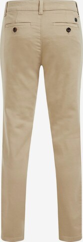 WE Fashion Slimfit Chinohose in Beige