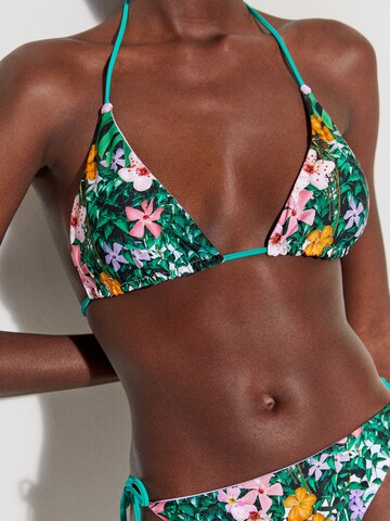 Desigual Triangel Bikinitop 'Berenice' in Groen