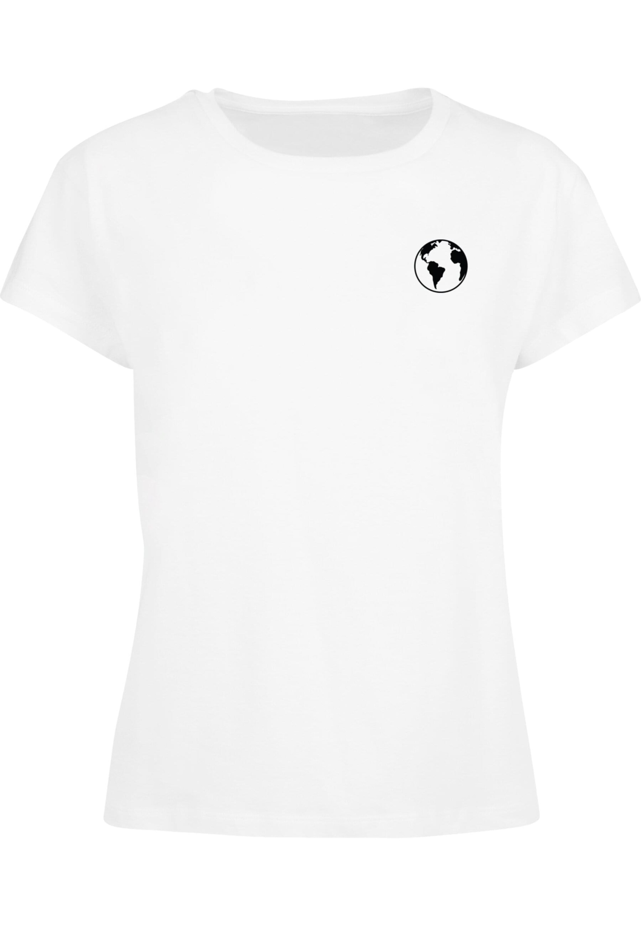 T-shirt 'Explore The World' Merchcode en blanc : devant