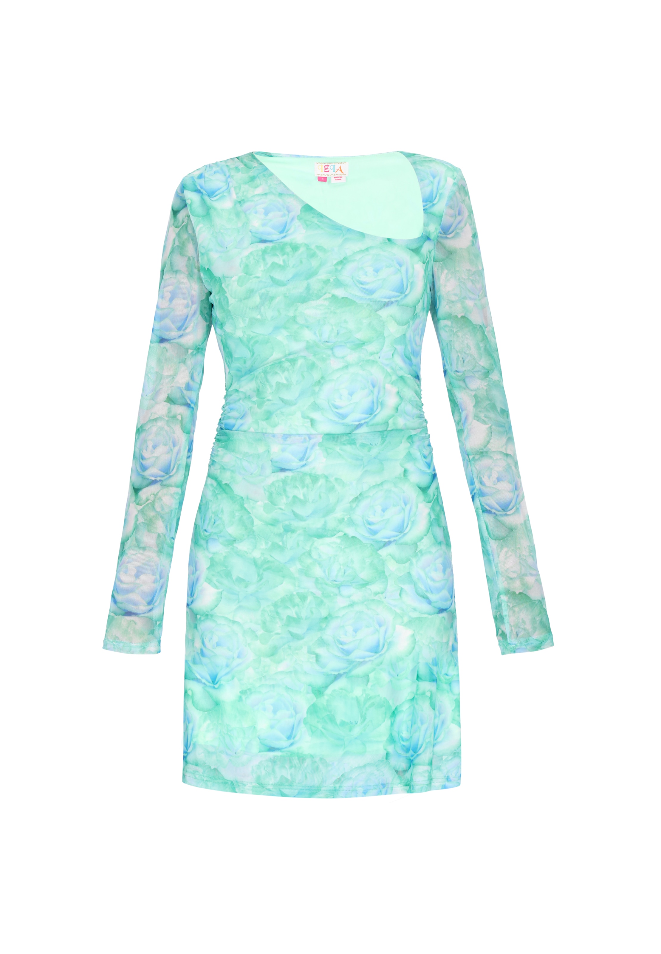 Robe IZIA en bleu : devant